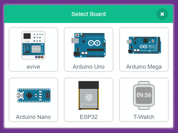 select evive as board