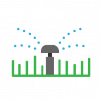 Drip Irrigation vector Icon