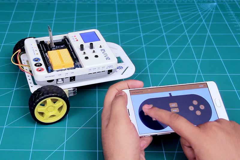 Smartphone Controlled Robot - classroom activities