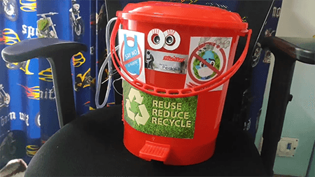 Eco Bin – An Eco-Friendly Automated Dustbin for Decomposing Bio-Degradable Items