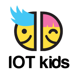 Official Logo of IoT Kids Iraq with white background